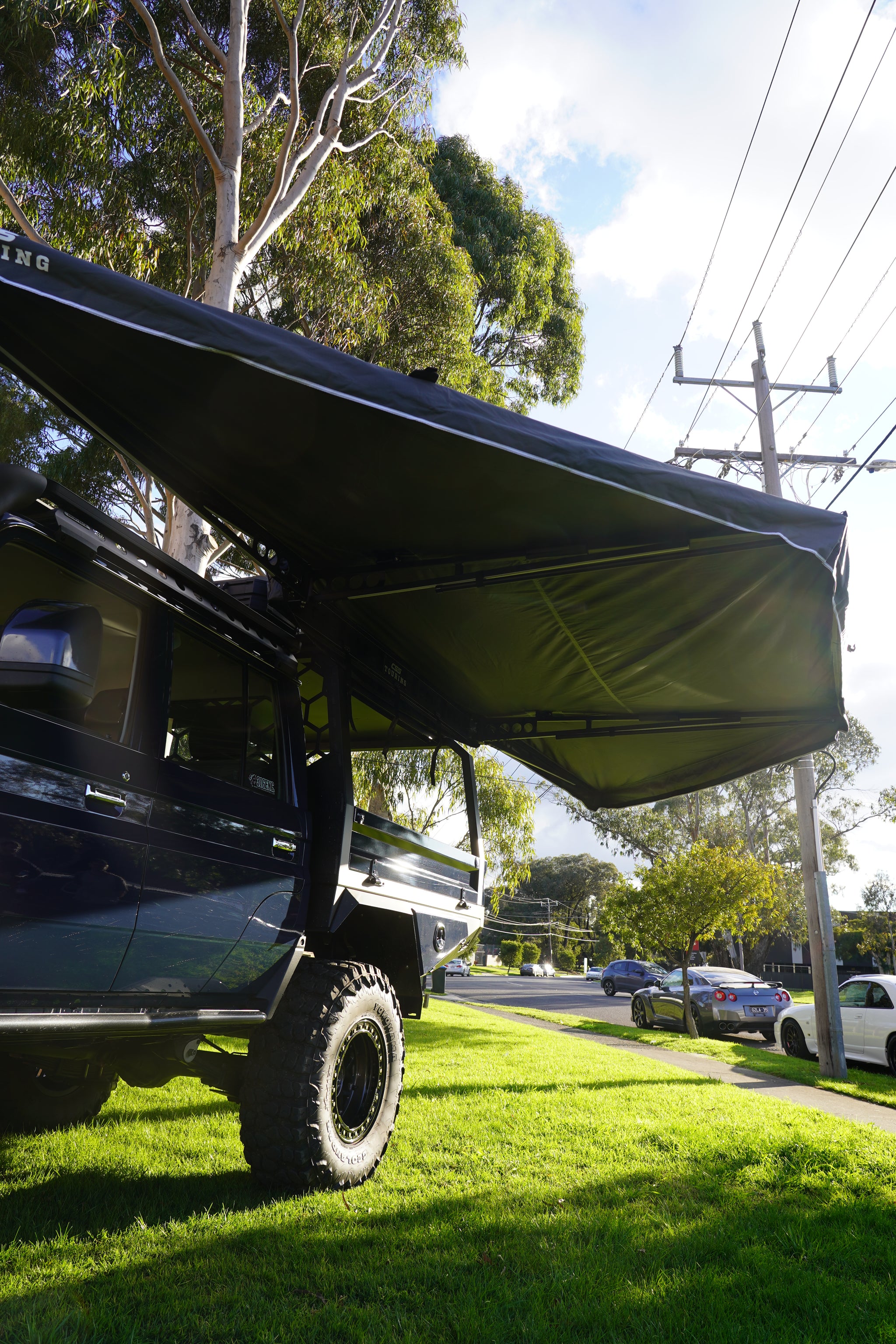 あつむらページ CSS Touring® 180 Degree Awning